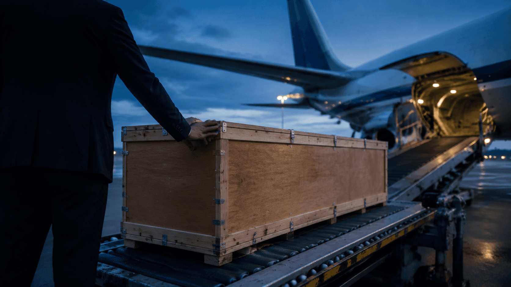 Zinkschatulle und Begleitung von Leichentransporten: wozu
