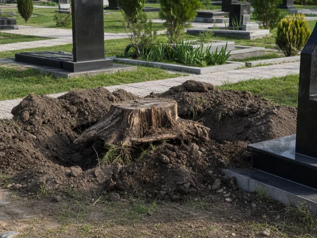Корчевка пня (до 40 см) — от