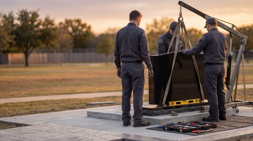 Установка памятника